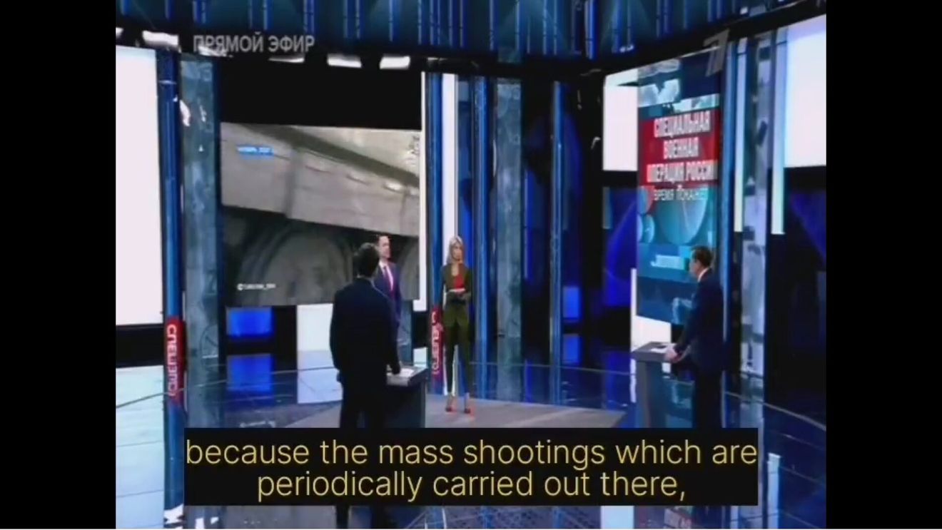 VIDEO Propagandă bizară la televiziunea din Rusia. Un invitat prezentat drept expert susține că trupele ucrainene urmăresc o ideologie "mizantropică și practic asociată cu canibalismul"