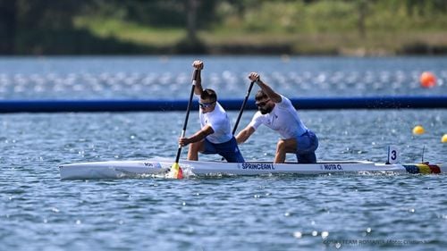 JO Paris 2024: Oleg Nuță și Ilie Sprîncean au ratat calificarea în finala olimpică de la canoe dublu 500 de metri