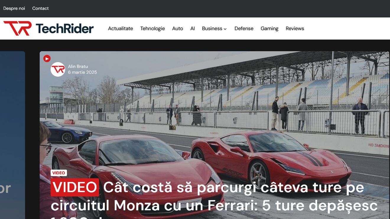 Vrei cele mai bune informații și analize din industria tech și auto? Grupul G4Media lansează TechRider.ro