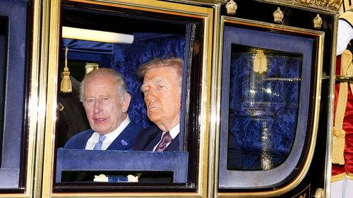 Donald Trump a ajuns la castelul Windsor, în prima zi a vizitei sale de stat în Regatul Unit / Primire fastuoasă pentru președintele american