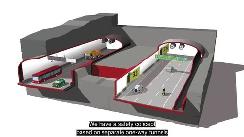 Ambasada Suediei: Dacă ai 15 minute libere astăzi, poți urmări raportul video de progres al proiectului centurii capitalei Stokholm, în lungime de 21 de km, din care 18 prin tuneluri