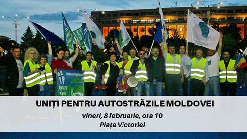 Moldova vrea autostradă: Vineri, protest la guvern organizat de patru asociații care luptă pentru infrastructura care să lege Moldova de restul țării