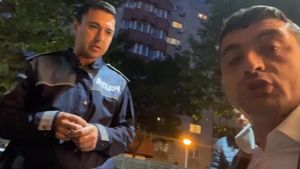 VIDEO George Simion, scandal la Digi24. Liderul partidului extremist AUR a încercat să intre în sediu, dar a fost dat afară de paznici. El a acuzat Digi24 că nu îi dă tribună și a jignit un angajat: ”Nesimțitule!”
