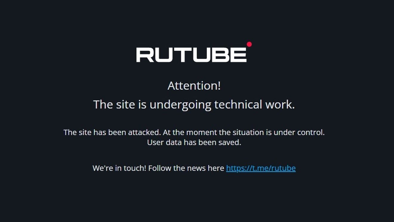 Versiunea rusească a YouTube, scoasă din funcțiune de atacuri cibernetice masive / Echipa RuTube neagă că a pierdut codul sursă al site-ului