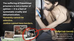 Greta Thunberg  a publicat fotografia ostaticului israelian Evyatar David pretinzând că este un palestinian deținut de Israel
