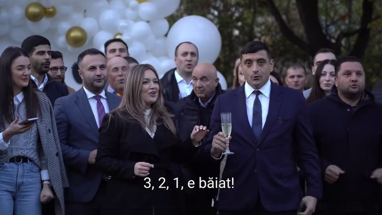 VIDEO George și Ilinca Simion au făcut public sexul copilului într-un eveniment de PR politic