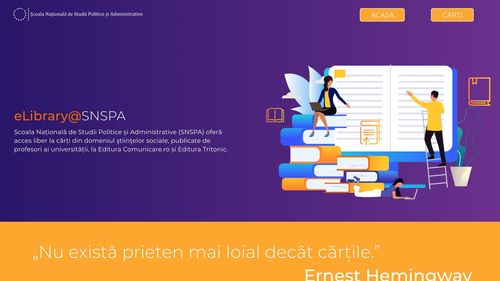 SNSPA anunță că a deschis o bibliotecă virtuală și acordă acces liber la cărți publicate de profesori ai universității
