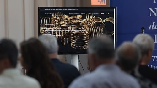 Conferință de presă organizată de Muzeul Național de Istorie a României, după furtul artefactelor dacice din Muzeul Drents