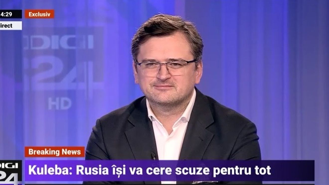 Dmitri Kuleba, la Digi24: ”Partenera mea a plecat din Bucea cu o zi înainte ca orașul să fie ocupat/ Nu mi-a murit nimeni apropiat până acum, dar am prieteni pe linia frontului, în Donbas”