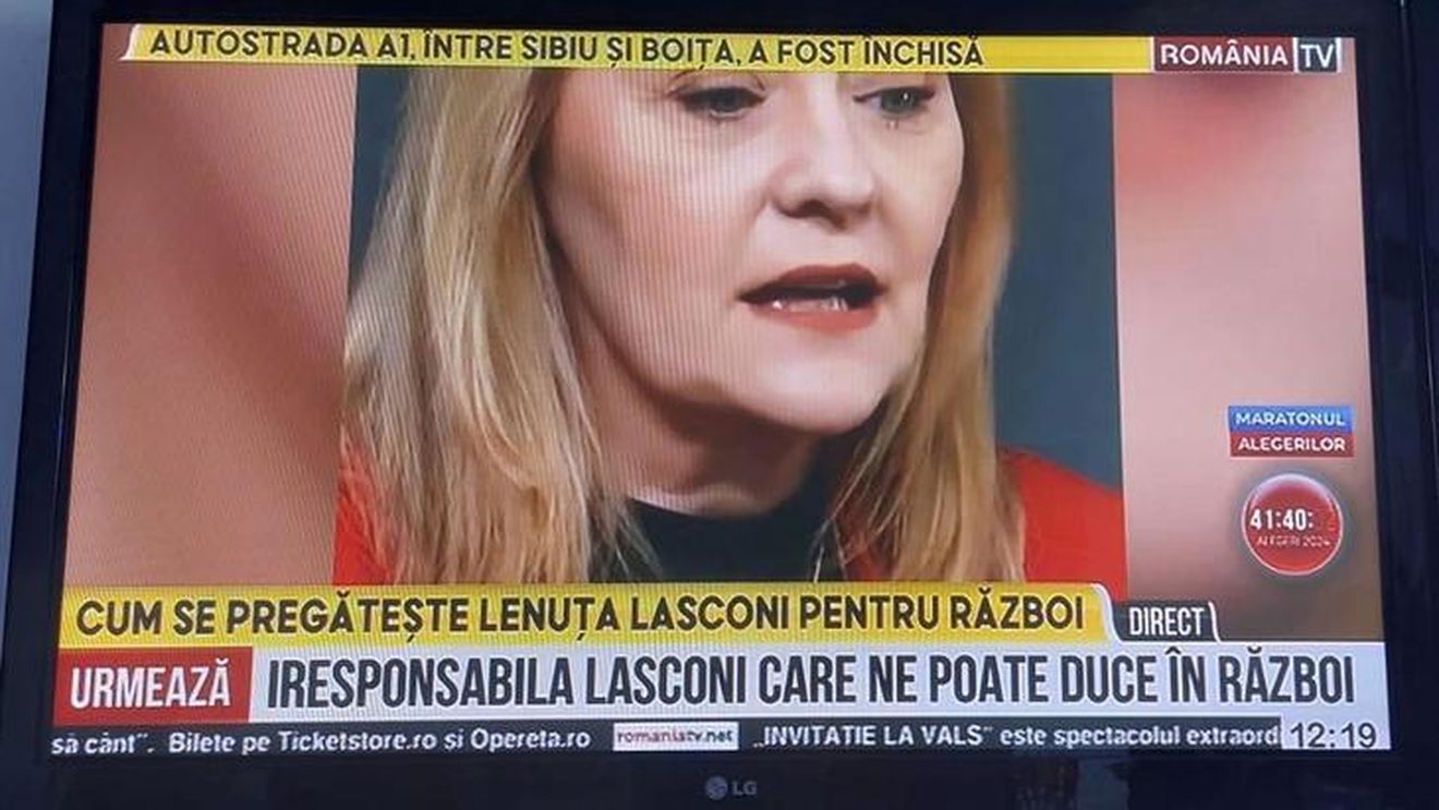 Pagina de Media: România TV, burtieră despre Elena Lasconi care "poate arunca România în război" / Cum e promovat George Simion la postul fugarului Sebastian Ghiță