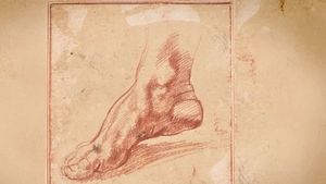 O schiță de Michelangelo cu un picior, vândută cu peste 27 de milioane de dolari: record la licitație