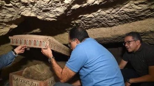 Cinci morminte din Egiptul Antic, descoperite la Saqqara, în necropola din Memphis