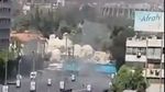 VIDEO Dispozitiv exploziv detonat lângă hotelul din Damasc care îl găzduiește pe Macron în timpul vizitei sale în Siria