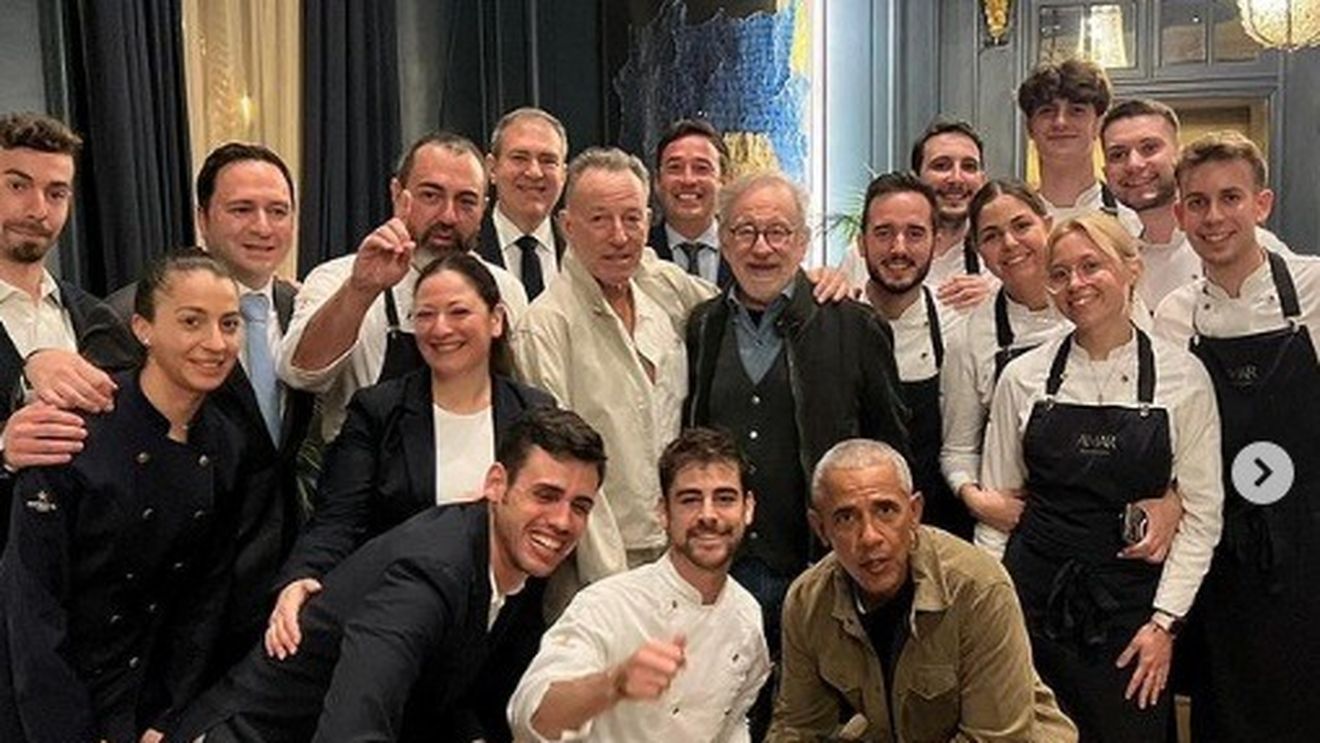 Barack Obama, Steven Spielberg şi Bruce Springsteen, oaspeţi surpriză la un restaurant din Barcelona