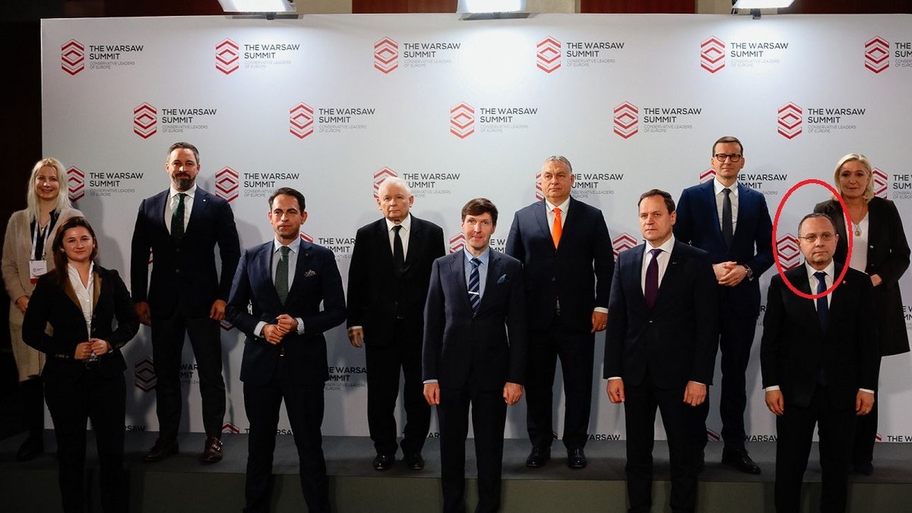 Aurelian Pavelescu, alături de Marine le Pen și Viktor Orban la summit-ul ”suveraniștilor” de la Varșovia