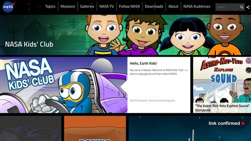 Ambasada SUA anunță că NASA pune la dispoziție un website dedicat copiilor: colecție de puzzle-uri, cărți de colorat, labirinturi, jocuri educative