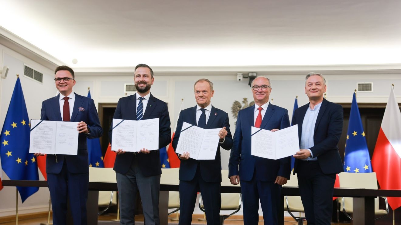 Opoziția poloneză semnează un acord de coaliție și se declară "pregătită" să guverneze