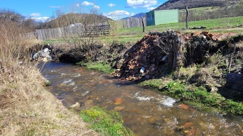 Grămezi de gunoaie aruncate pe malul râului Sibiel, într-una dintre cele mai frumoase zone ale județului Sibiu / Primăria: Gunoaiele sunt pe  terenurile unor persoane fizice, urmează să fie identificate
