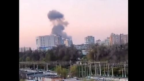 Două explozii puternice au fost auzite în centrul Kievului / Capitala Ucrainei a fost atacată aerian