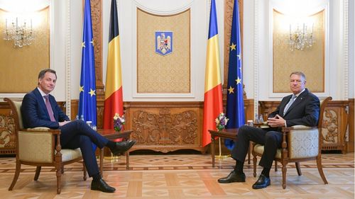 Klaus Iohannis, la întâlnirea cu premierul belgian Alexander De Croo: Avem nevoie de un nou concept strategic al NATO care să menționeze explicit că Rusia e principala amenințare la adresa NATO