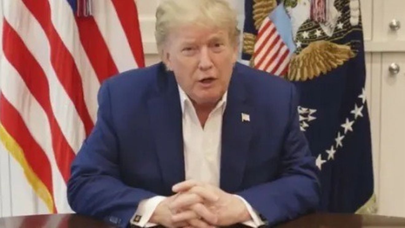 VIDEO Donald Trump a transmis din spital un mesaj video: „Mă voi întoarce, cred că mă voi întoarce curând”