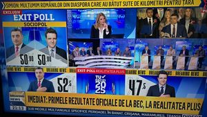 Televiziunea „poporului” îl dă câștigător pe George Simion, după „un sondaj propriu”, cu 52%-47% / Anca Alexandrescu: Suntem sub atac. Oameni buni dacă ați câștigat de ce vă mai obosiți