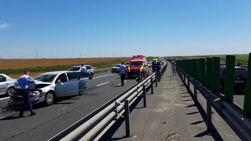 BREAKING Un nou carambol pe Autostrada Soarelui, la doar câteva minute după ce A2 fusese redeschisă