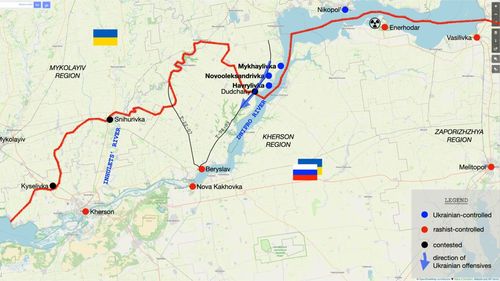 Administrația rusă a regiunii Herson s-a mutat spre sud, în orașul Skadovsk