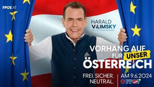 Alegeri europarlamentare iunie 2024, scena politică 13. Austria – Dreapta populistă în fruntea sondajelor. Harald Vilimsky – un lider în ascensiune