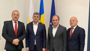 Marcel Ciolacu s-a întâlnit la Chișinău cu primarul Ion Ceban, despre al cărui partid Departamentul de Stat al SUA a arătat că ar fi finanțat de Moscova