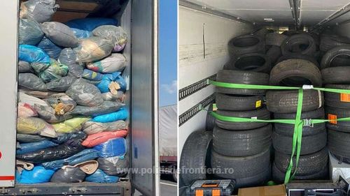 Peste 36 de tone de gunoaie au fost oprite la graniţa cu Ungaria/ Șoferii nu aveau documente pentru a introduce deșeurile în țară