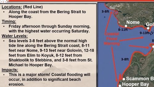 VIDEO În Alaska este așteptată o furtună care ar putea provoca cele mai grave inundații din ultimii 50 de ani