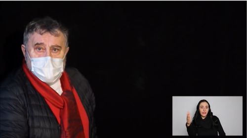 VIDEO Proiect inedit al Teatrului Nottara de Ziua Culturii: Opt actori recită pe rând câte un vers din două strofe din „Glossă”, cu interpretare în limbaj mimico-gestual
