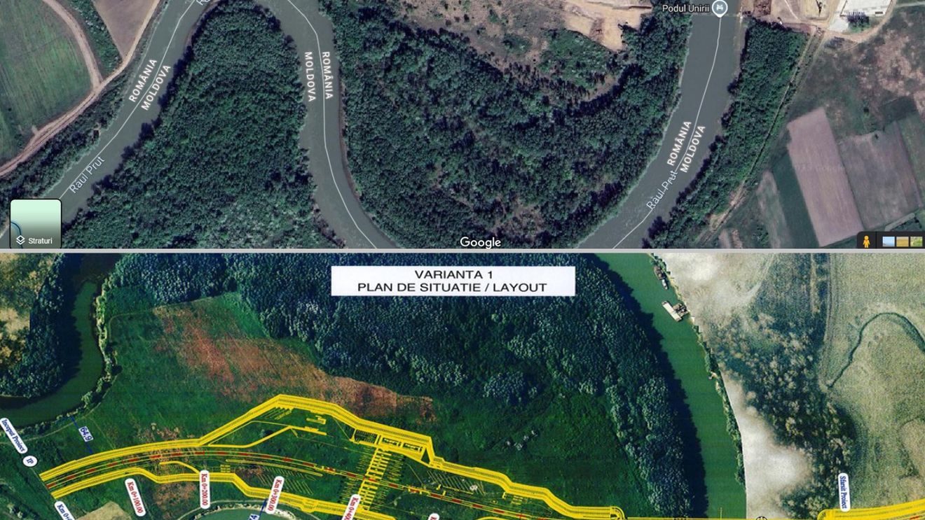 Podul Unirii va fi gata la toamnă, dar nu se va putea trece Prutul pe el / Urmează construirea complexului vamal și al poliției de frontieră