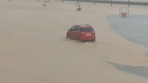 VIDEO Circuitul de la Jerez, inundat