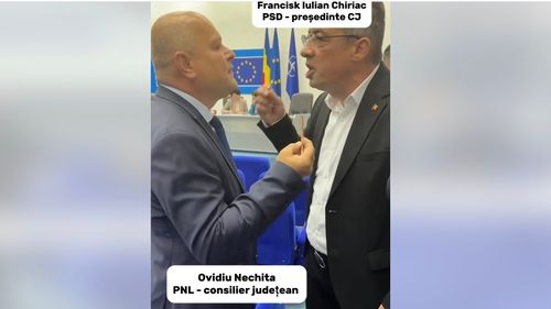 VIDEO Dialog între președintele CJ Brăila (PSD) și liderul de grup PNL: ”Zât!” - ”Zât să-i spui lu' mă-ta, măi porcule, ce eu sunt pisică?” / Ședința a fost suspendată