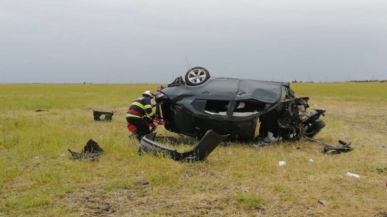 Accident deosebit de grav în Brebeni, județul Olt. Șoferul a decedat