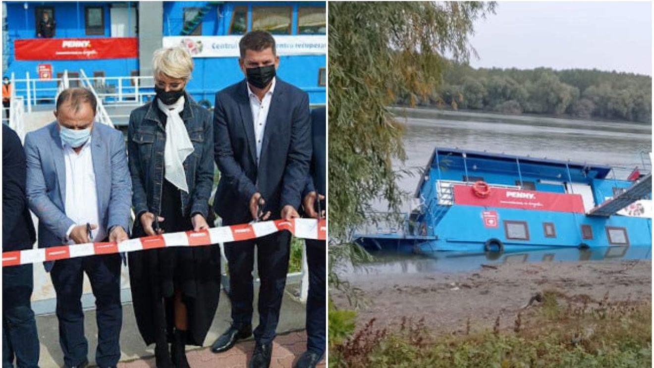 Peste 10.000 de Euro costă operațiunea de ridicare din Dunăre a pontonului plutitor, scufundat la câteva săptămâni de la inaugurarea fastuoasă care a avut loc în județul Tulcea