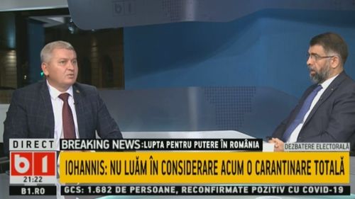 Dezbatere cu replici acide între Florin Roman și Robert Cazanciuc, ”arbitrată” de Stelian Ion, în studioul B1TV. ”Noul PSD este vechiul PSD condus de Dragnea din pușcărie prin cârmaciul de pe insula Belina”