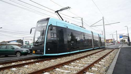 Primăria Craiova a recepționat tronsonul de cale de rulare a tramvaiului din zona de vest a municipiului, proiect finanțat din fonduri europene