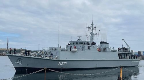 Vânătorul de mine „Căpitan Constantin Dumitrescu” a plecat dintr-un port din Scoţia spre România / Echipajul, instruit pentru utilizarea tehnicii de la bord în Marea Britanie / Vânătorul de mine a intrat în serviciul Forţelor Navale pe 4 august