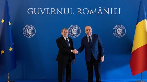 Premierul Bolojan l-a primit la Palatul Victoria pe președintele Parlamentului Republicii Moldova, Igor Grosu