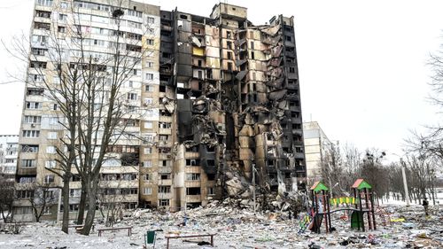 Harkovul a fost bombardat din nou, trei morți