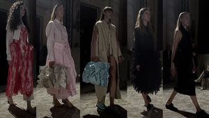 La Mercedes-Benz Bucharest Fashion Week, Carmen Secăreanu propune o colecție despre forța liniștii: volume sculpturale, materiale brute și o cromatică austeră care transformă emoția în design