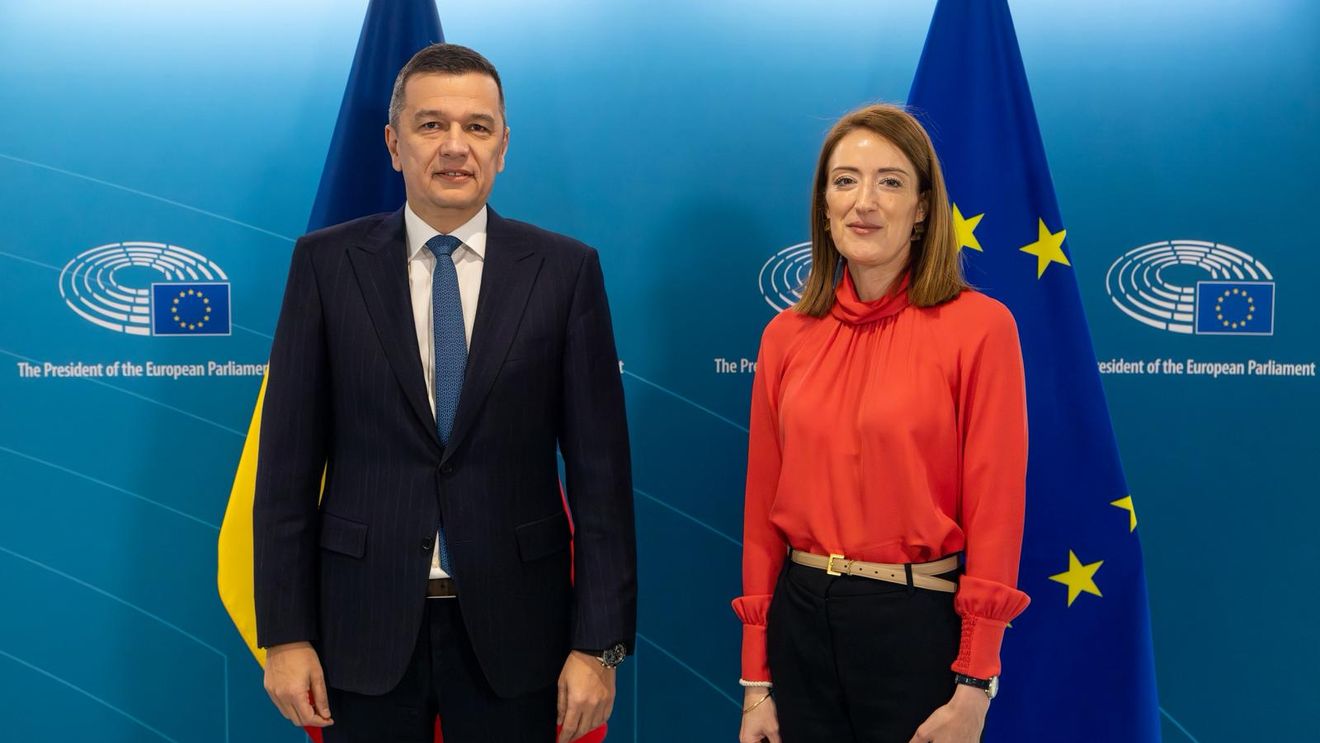 Sorin Grindeanu i-a vorbit președintei Parlamentului European, Roberta Metsola, despre presupusa apropiere PNL-AUR, deși PSD a votat cot la cot cu AUR amendamente la buget și moțiunea simplă împotriva ministrului Mediului
