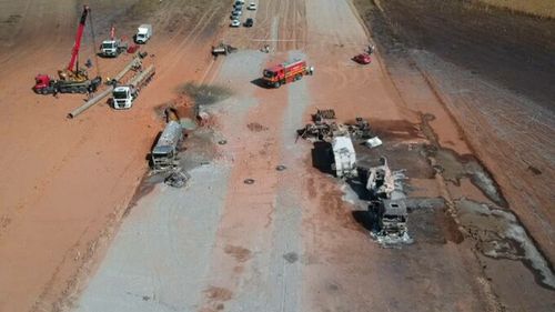 Imagini din dronă de la locul exploziei din Vrancea. Localnic: „Ne-au spus să fim pregătiți să plecăm”