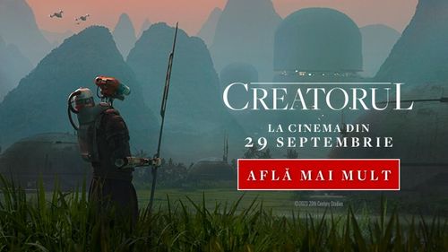 “Creatorul”- un science-fiction cum  n-ai mai văzut, cu imagini, întorsături de situație și întrebări care te lasă fără respirație. “Creatorul”- un film de Gareth Edwards, cu John David Washington. Din 29 septembrie la cinema (P)