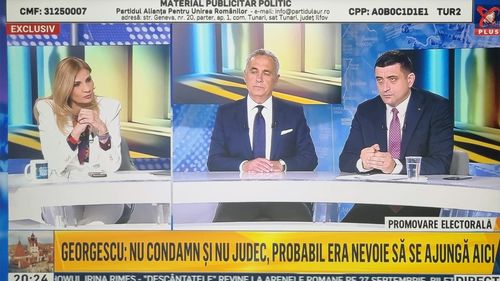 CNA a sancţionat Realitatea Plus cu întreruperea emisiei timp de 10 minute. Între titluri: „Ciobanul ajuns parlamentar jigneşte cu neruşinare femeile”, „Ponta l-a vândut şi pe Geoană şi pe Năstase”