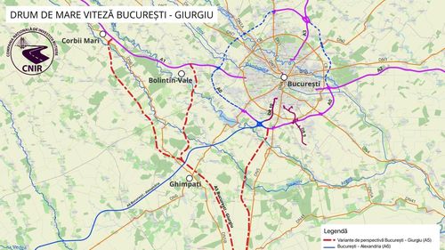 11 oferte au fost depuse pentru realizarea studiului de fezabilitate al drumului de mare viteză Bucureşti-Giurgiu, anunță Ministerul Transporturilor