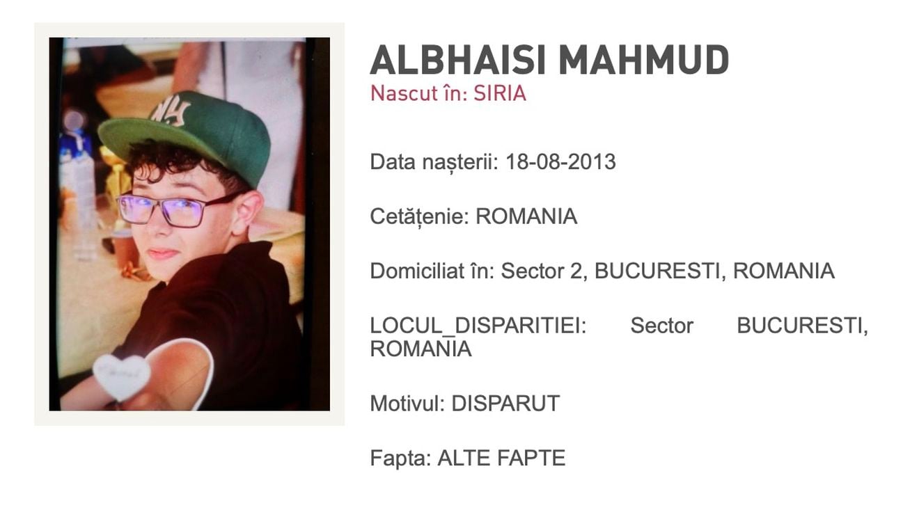 UPDATE Copilul de 11 ani dat dispărut în Sectorul 2 din Capitală a ajuns în siguranţă acasă / Pentru găsirea copilului a fost emis şi un mesaj RO-ALERT